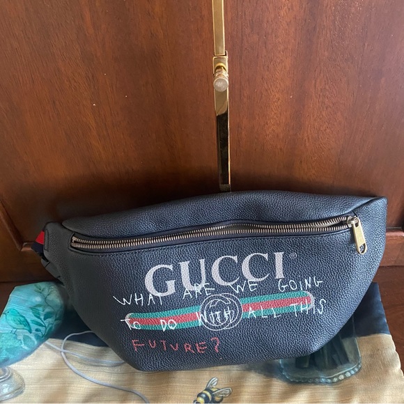 Gucci Coco Capitan Rare Leather Fanny/Bum Bag - Picture 7 of 7